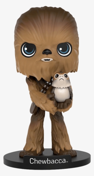 The Last Jedi Chewbacca Wobbler - Porg Star Wars Toy