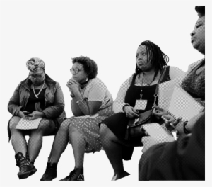 Byp Group Seated Halftone - Sitting