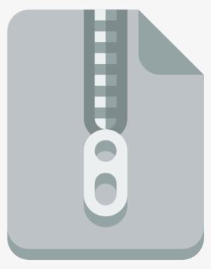 Free Icons Png - Zip File Icon Flat