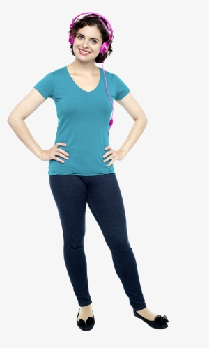 Women Listening Music Royalty Free High Quality Png - People Music Png