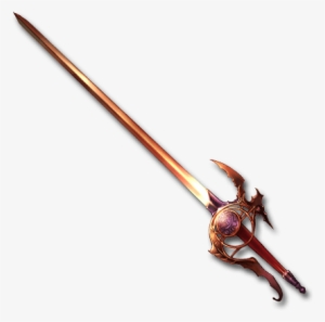 Flame Rapier - Granblue Fantasy Weapon Png