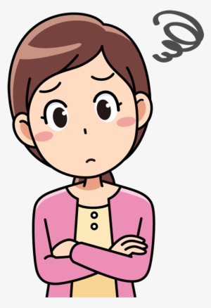 Man Thinking Png Download - Cartoon Woman Clipart