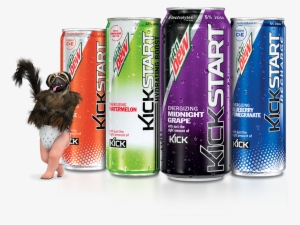 All Cans Pmb - Mountain Dew Kickstart Flavors