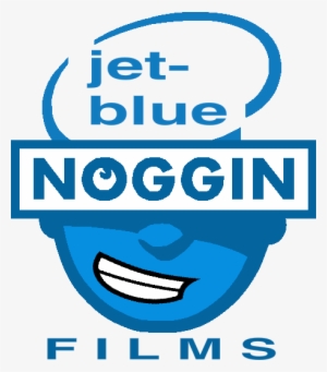 Jet-blue Noogin Films Logo - Noggin Logo Screen Bug