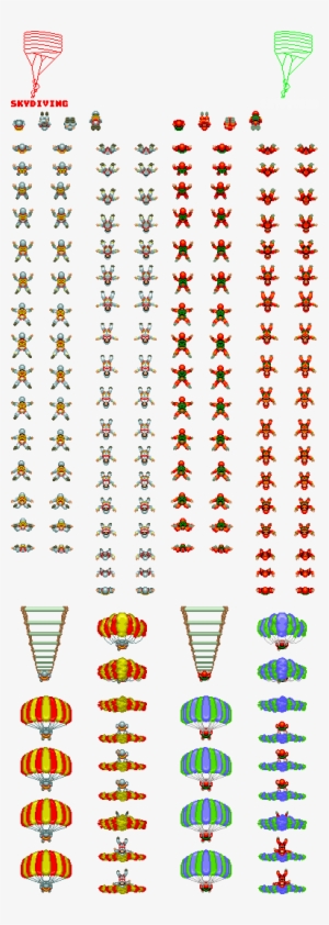 Return To Game - Skydiving Sprite