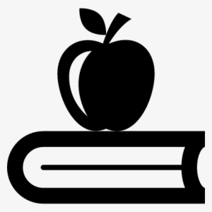 Book With Apple Vector - Book And Apple Logo