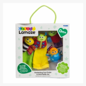 Lamaze Gardenbug Foot Finder And Wrist Rattle Set Multi-coloured