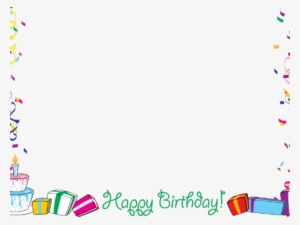 Happy Birthday Page Border