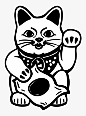 The Happy Cat Is A Japanese Lucky Charm Called Maneki-neko, - Twitter