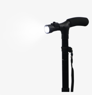 Aluminium Foldable Walking Stick,crutch With Flashlight,lightweight - Trekking Pole
