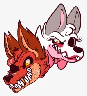 I've Wanted To Draw Foxy And Mangle For Some Time Now, - Draw Mangle And Foxy Scary Teeth