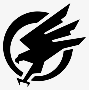 Eagle Mechanical - Black And White Falcon Logo