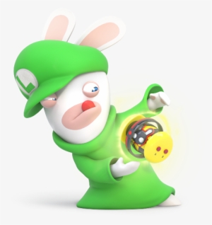 Rabbid Luigi - Rabbidskingdombattle - Mario Rabbids Kingdom Battle Rabbid Luigi