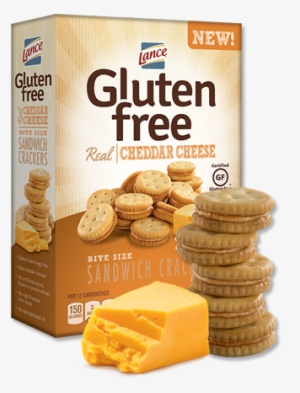 Lance Gluten Free Cheddar Cheese Cracker Sandwiches - Lance Gluten Free Cheddar Bite Sized Sandwich Snack
