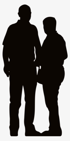 Female Person Woman Silhouette - Men And Woman Silhouette