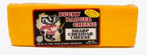 Bucky Badger Sharp Cheddar Cheese - Badger Cheese