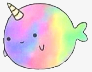 Fat Fish Unicorn Tumblr Sticker Caro Zappala Png Fat - Its Okay To Be Different
