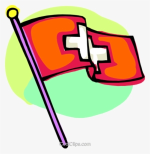 International Flags, Switzerland Royalty Free Vector