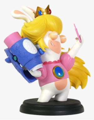 Mario Rabbids Kingdom Battle - Mario + Rabbids Kingdom Battle Pvc Figure Rabbid-peach