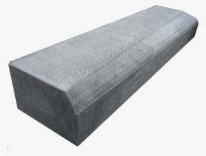 Conc Drop Kerb Half Battered Bullnosed - Bullnose Drop Kerb