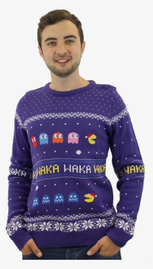 Pac Man Christmas Sweater - Ugly Christmas Sweater Pacman