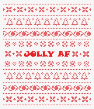 Jolly Af Funny Ugly Christmas - Orange