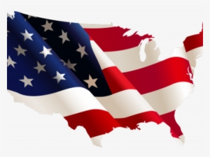 United States Of America Flag Png Transparent Images - Usa Flag Map Png