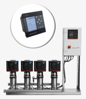 Control Panel And Vessel - Grundfos - 98389607 - Hydro Mpc-e 3crie3-4 16bar 3x400v