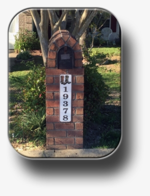 Curb Address Plaque - Grass