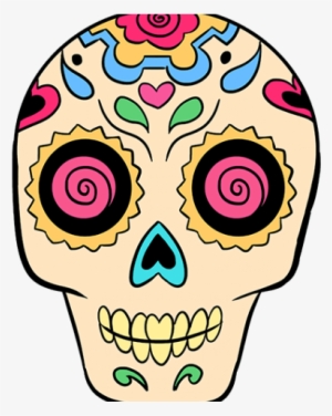 Dia De Los Muertos Clipart Skull Mexican - Day Of The Dead Easy Drawings
