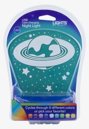 Lights By Night Color-changing Nightlight, Saturn And - Night