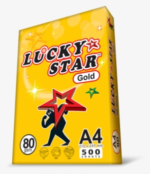 A4 80gsm Luckystar Gold 500sheets - Lucky Star A4 Paper