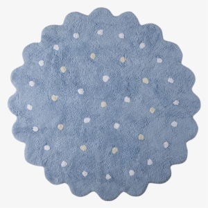 Little Biscuit Rug In Blue Design By Lorena Canals - Alfombra Lavable Galletita Blue De Lorena Canals