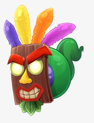 Here's My Favourite Little Septiceye Sam With Aku Aku - Cartoon