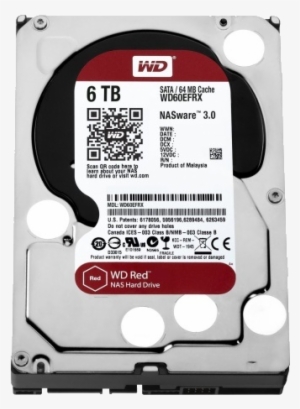 Wd Red 6tb Drive Hdd For Nas - Wd Red Wd60efrx 6 Tb 3.5" Internal Hard Drive