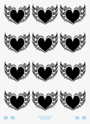 This Free Icons Png Design Of Flaming Heart Sticker