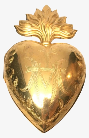 Exceptional Large French Extravagantly Gilded Sacred - Heart