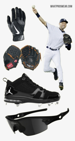 Derek Jeter Glove Model, Derek Jeter Cleats, Derek - Oakley Men's Matte Radar Pitch Black Sunglasses