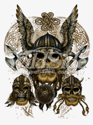 Stock Transfer - Viking Skulls