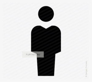 Vector Icon Of Standing Male Person - Icon
