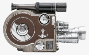 8 Mm Vintage Film Camera With Turret Lens