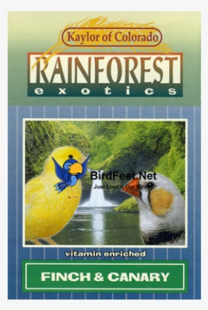 Kaylor Rainforest Canary Finch January 8, 2015 241 - Kaylor-made Rainforest Exotics Vitamin Enriched Conure