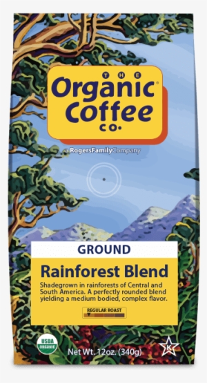 Rainforest Blend Coffee - Gorilla Decaf Coffee - Organic, 12 Oz. Bag