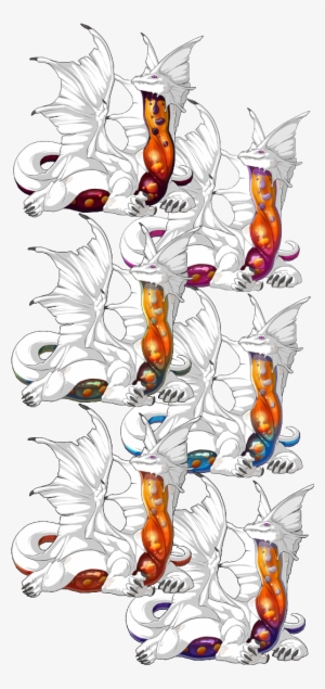 Orange Duo Lava Lamp - Illustration