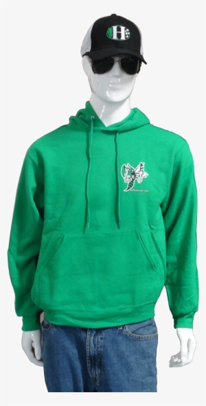 Sweatshirt - Hooded, Green - Sweatshirt