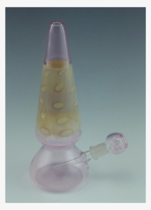 Pink Lava Lamp Style Oil Rig By Mile High Glass Pipes - Cosmetics