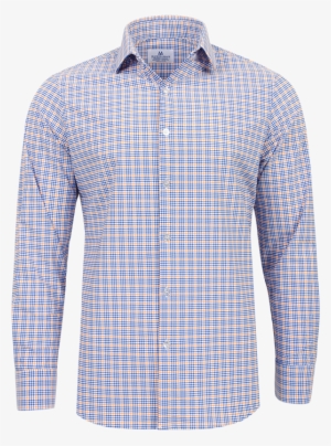 Mizzen Main Charleston Orange/cobalt Crosshatch Button - Men's Mizzen+ Main | Leeward | Charleston | Cobalt