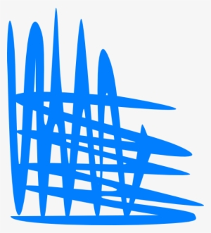 Blue Cross Hatch Shading Bottom Left Corner Svg Clip