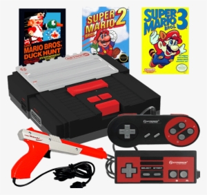 Retron 2 System Consoel Mario 123 Zapper Game Bundle - Super Mario Bros. 3 Nes Great Condition Fast Shipping