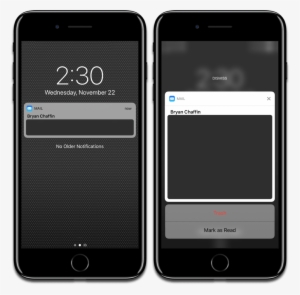 Dismiss Notifications By Swiping Down When You 3d Touch - Force Touch
